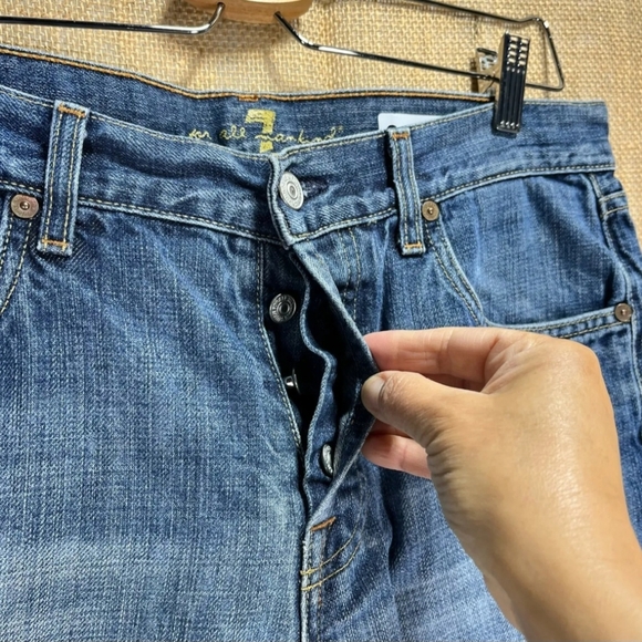 7 For All Mankind Jeans Size 32 - Picture 4 of 7